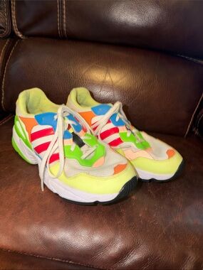 adidas Multi-Color Neon Athletic Sneakers